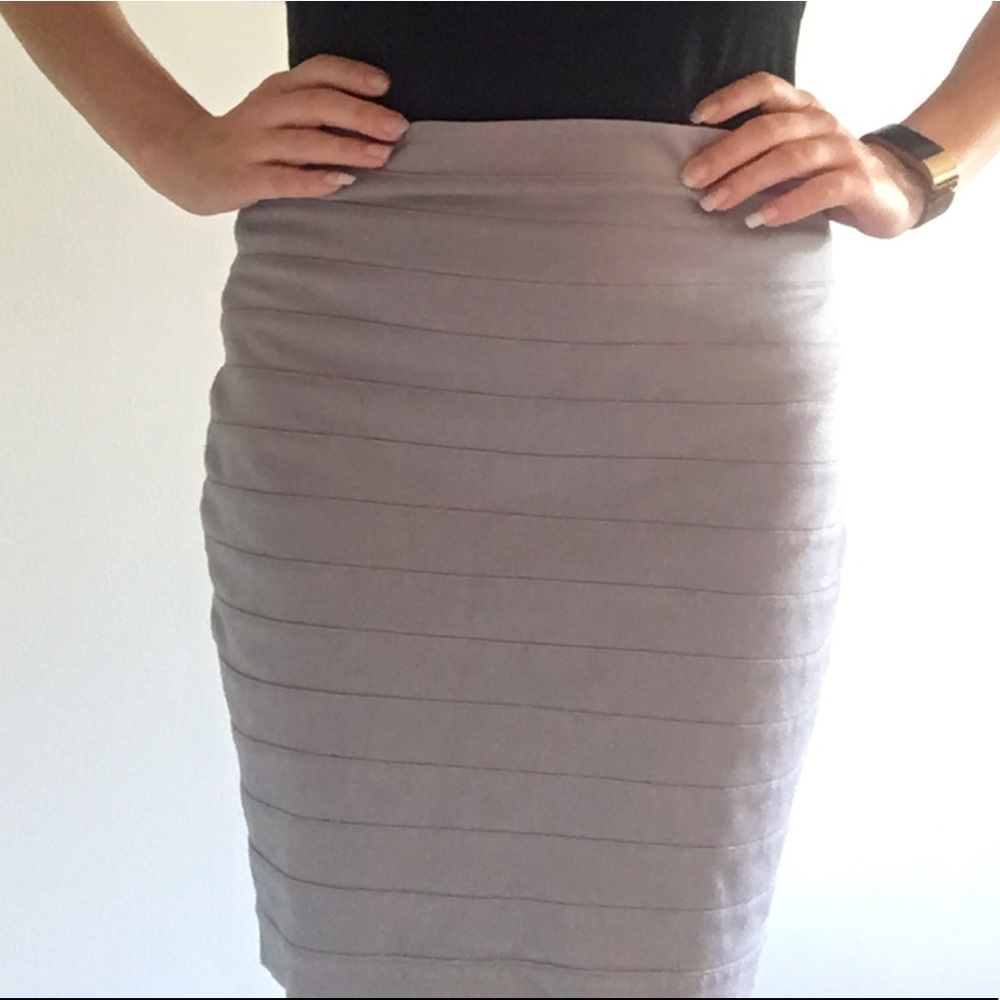 EXPRESS Grey Mini Skirt